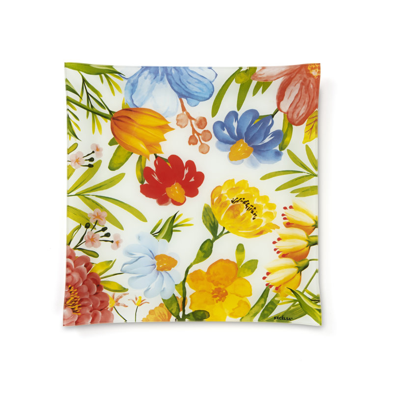 Blooming 30cm Glass Side Plate