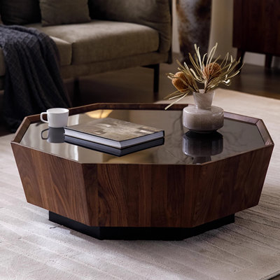 Simple black walnut coffee table