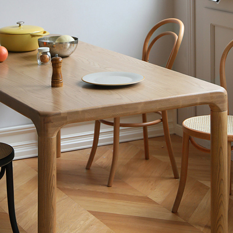 Table de salle à manger Burlywood, H 29,92 po x L 62,99 po x l 33,46 po