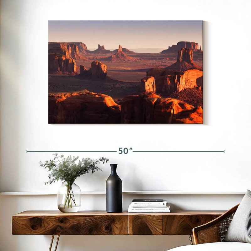 Alvord Radiant Monument Valley, H 26 po x l 39 po