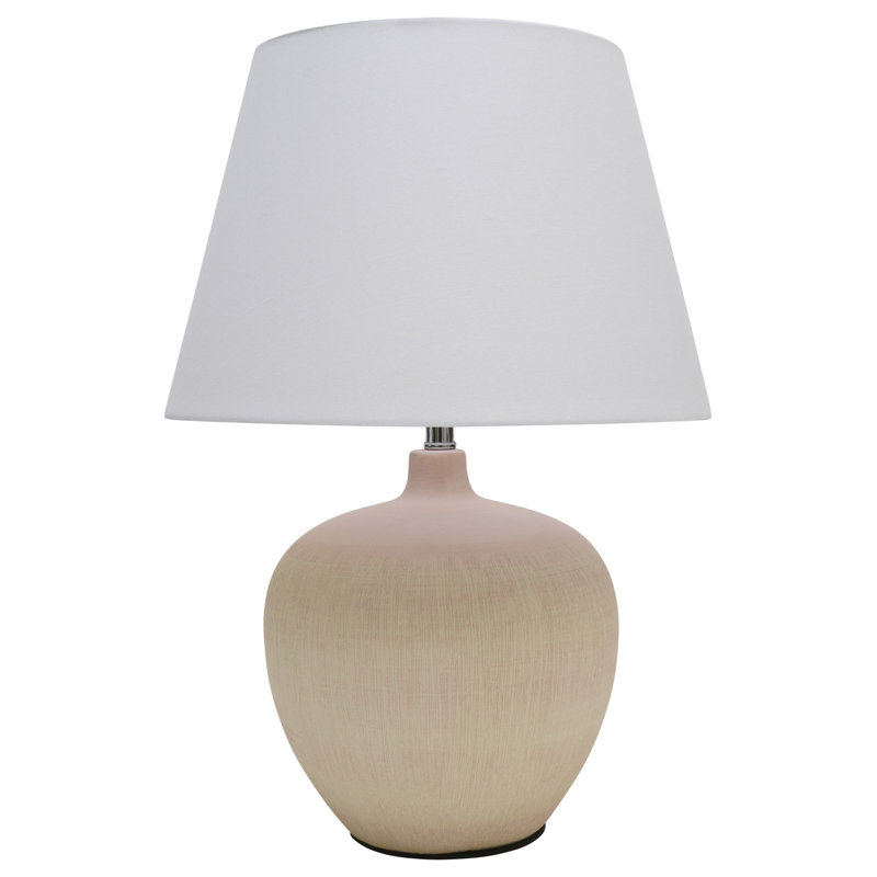 Alexia Ceramic Table Lamp, Pink