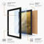 Golden Horizons Minimalist - Framed Print-647021179-647021180