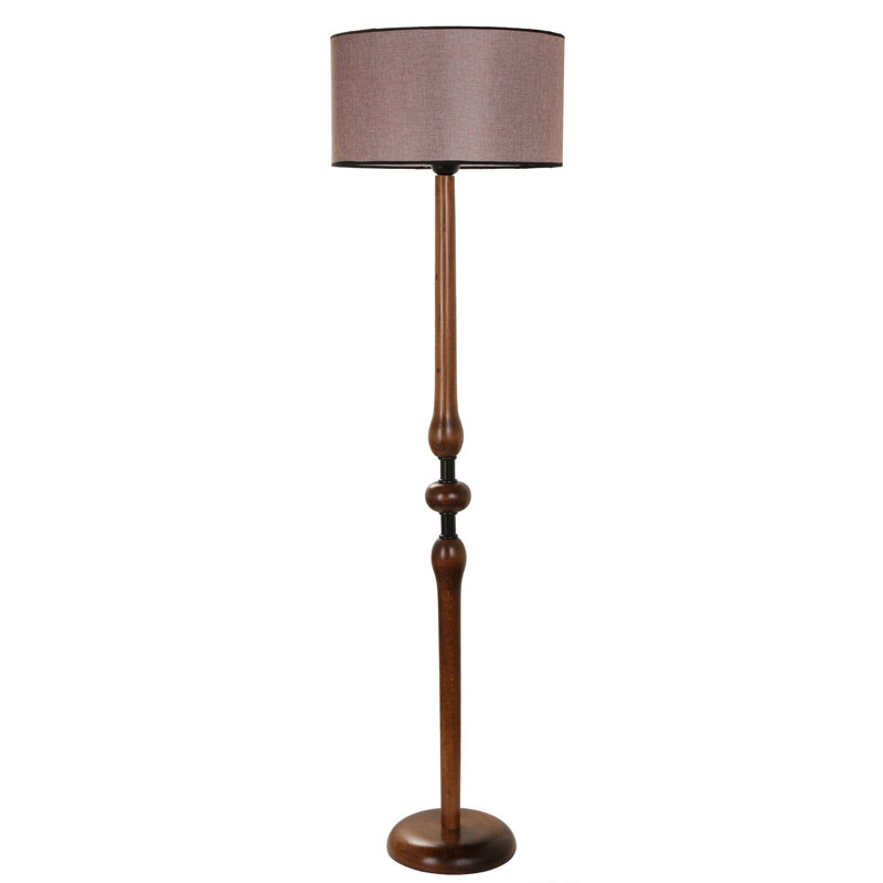 Lampe sur pied 60 po Vincenzo, Rose cendré