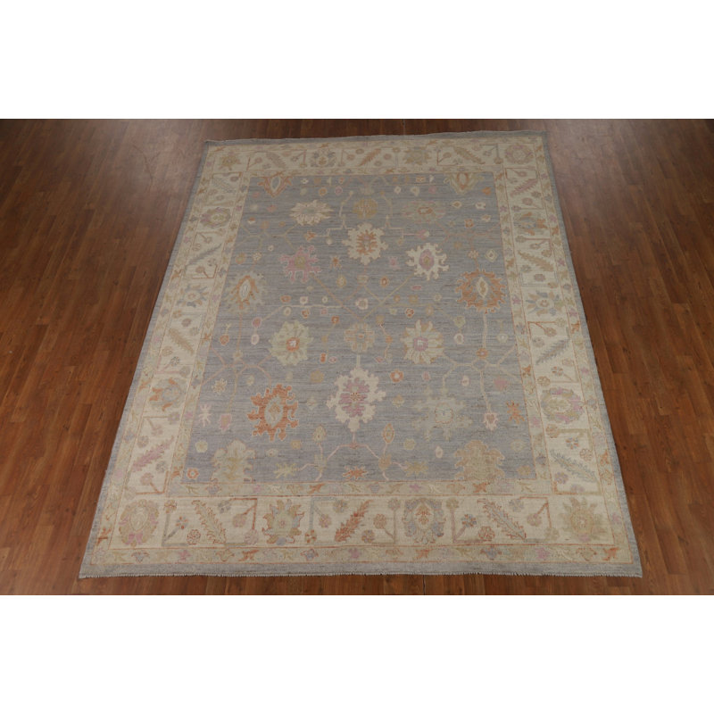 Vegetable Dye Oushak Turkish Area Rug 8x10