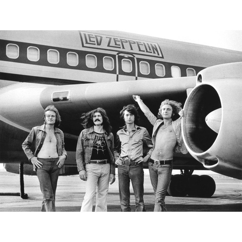 Led Zeppelin - Avion, H 28 po x l 37 po