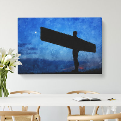 Angel Of The North In Newcastle Vol.1 - Wrapped Canvas