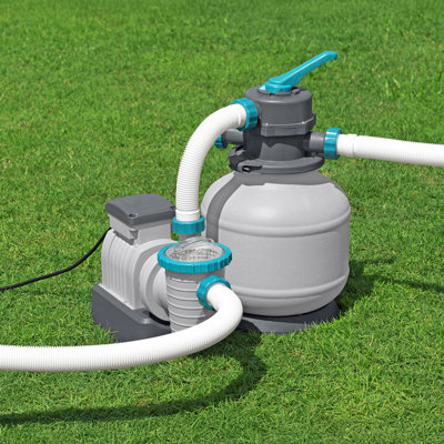 Bestway Sand Filter Pump for Above Ground Outdoor Swimming Pools