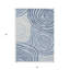Tapis intérieur lavable abstrait ivoire 3 pi x 5 pi