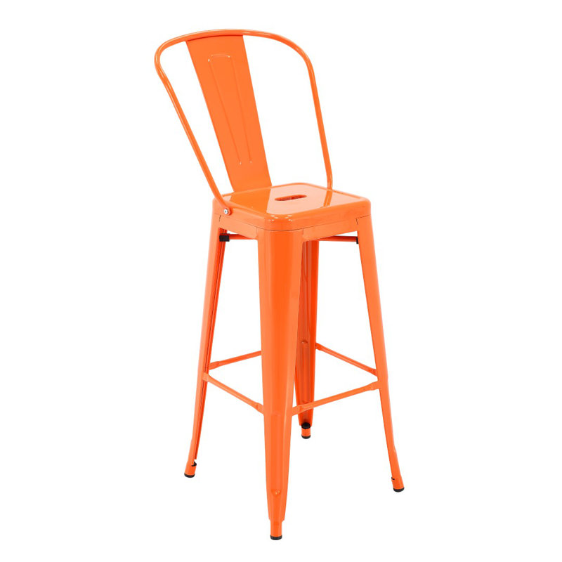 Tabouret de bar 30,3 po Lesher, Orange