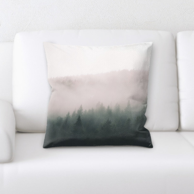 Microsuede Reversible Throw Pillow