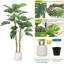 Plante artificielle 5 / 6FT Monstera avec pot en céramique, faux arbre tropical réaliste pour la décoration intérieure et extérieure-599857059