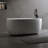 Modern Durable Independent Stone Resin Bathtub For Small Households