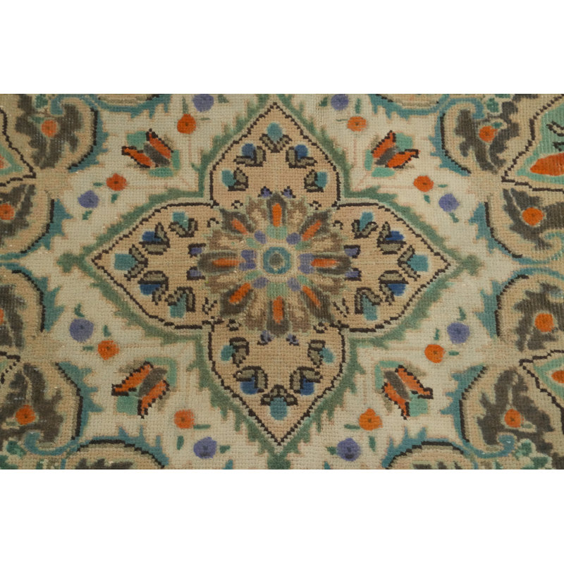 Tapis traditionnel en laine fait à la main 10 x 12