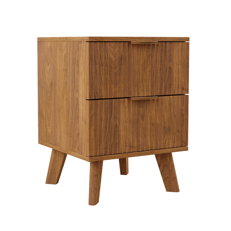 Jahgeer 15.7'' W Nightstand, Walnut