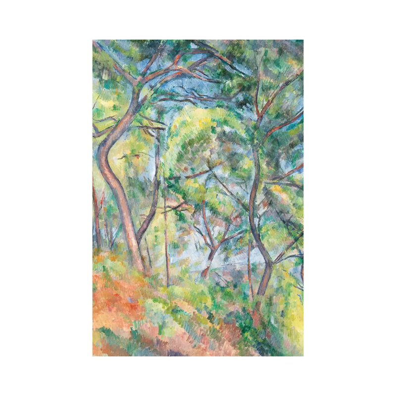 Sous-Bois, C.1894 by Paul Cezanne - Wrapped Canvas Gallery-Wrapped Canvas Giclée, 30.48 cm H x 45.72 cm W