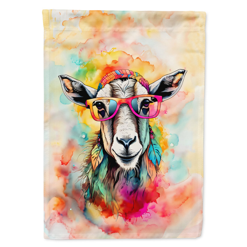 Drapeau de jardin hippie