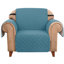 Housse de fauteuil pour 1 canapé, housse de canapé antidérapante pour chiens, housse de protection de meuble avec sangles élastiques en mousse pour chat (turquoise)-2028918027-2117536457