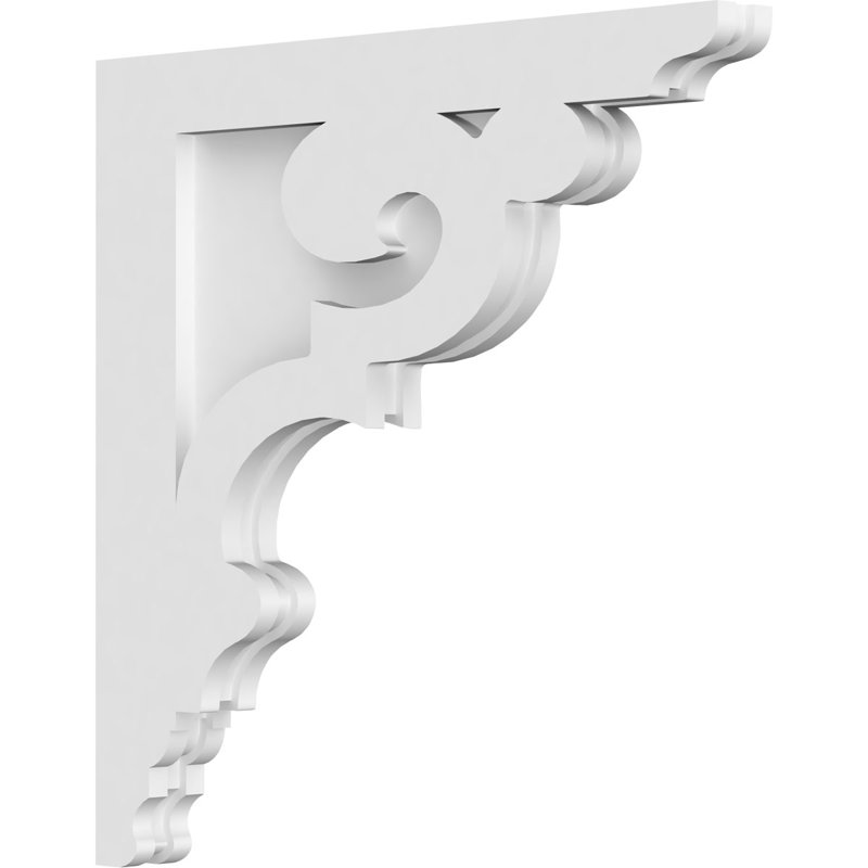 1 7/8"W X 20"D X 20"H Preston Architectural Grade PVC Corbel, 20" H x 20" W x 1.875" D