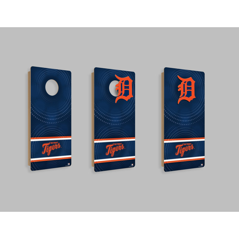 Mini-cornhole mural Tigers de Detroit