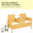 Patio Loveseat,Outdoor Patio Sofa