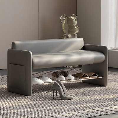 5 Pair Solid Wood Shoe Storage Bench