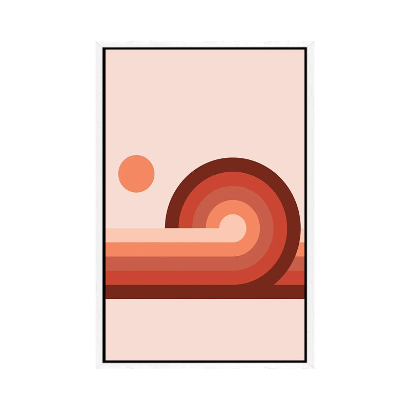 Print on Canvas, 66.04 cm H x 45.72 cm W, White Framed
