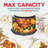 Tasti-Crisp Max Pro 8QT Air Fryer-121427227