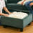 Ozeal 107.8'' Wide Large U-Shaped 4-Seater Corduroy Sectional Modular Sofa Storage Couch With Ottoman Chaise For Livingroom-1095930319