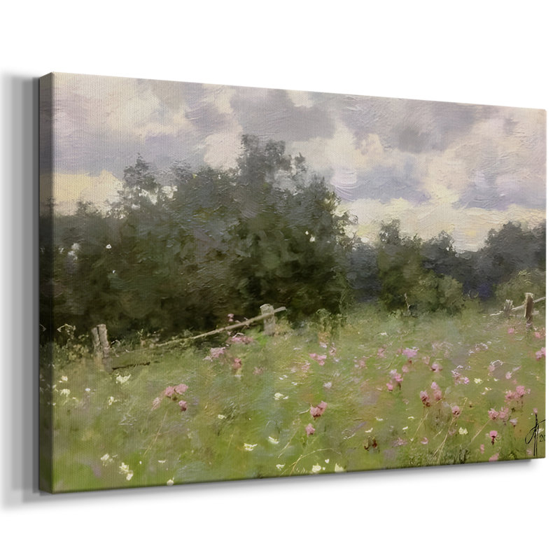 Paysage rétro - CCLXIV, H 41 po x l 61 po