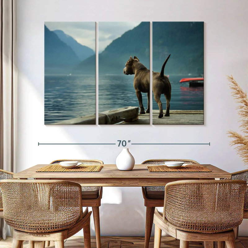 Brampt Pierside Pit Bull, 42" H x 65" W