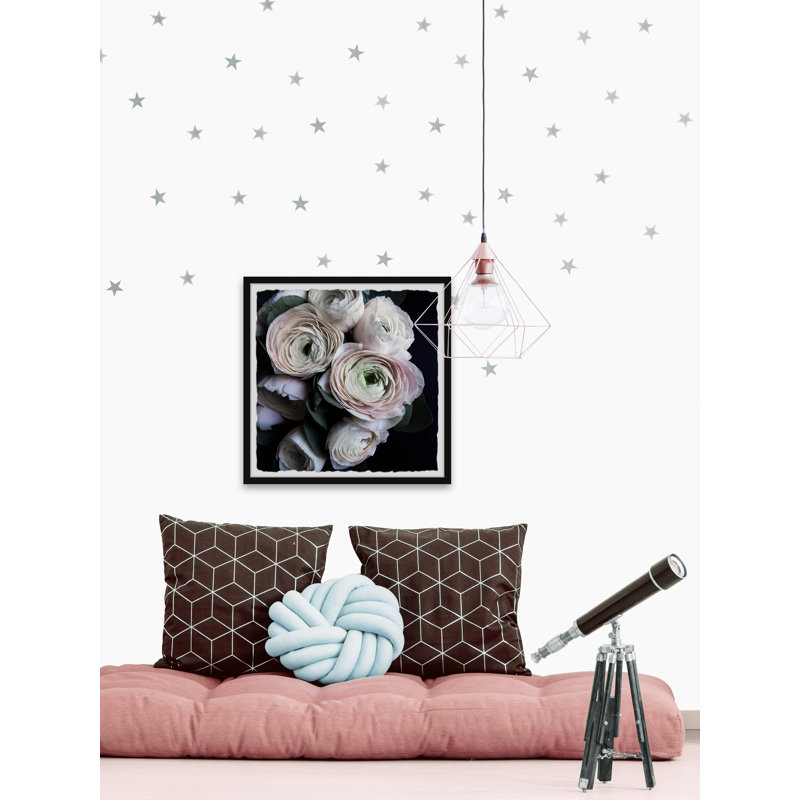 Delicate Layers - Single Picture Frame Painting, 51 cm H x 51 cm W