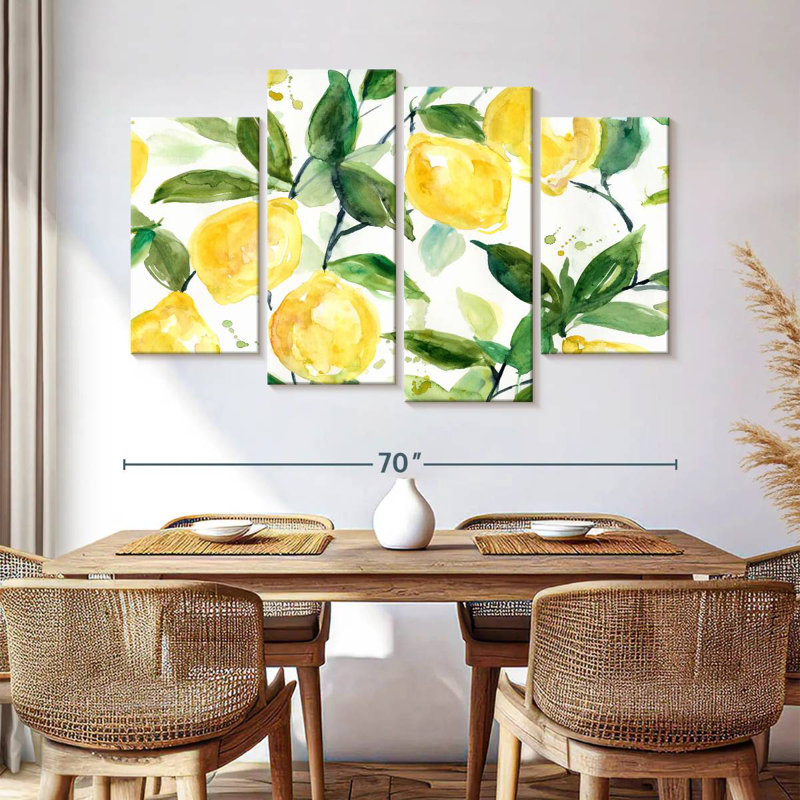 Yarlin Lemony Branches, 42" H x 68" W