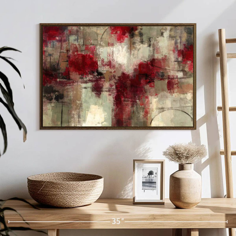 Stone Gardens, 25" X 17", Floating Frame Walnut