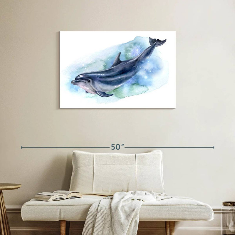 Dauphin aquatique Brampt, H 24 po x l 36 po