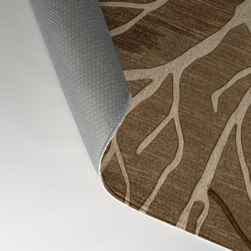 Tapis d'intérieur et d'extérieur brun Nature, Rectangulaire 3 pi x 5 pi