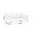 Minimalist modern piano keys sofa-106225671-106225664