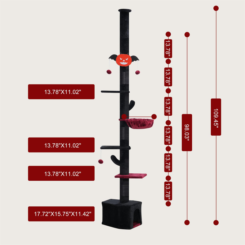 Everlene 109.49'' H Cat Tree