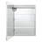 Recessed or Surface Mount Frameless LED Bathroom Medicine Cabinet with 3 Adjustable Shelves and LED Lighting-2102685278-2102685264