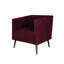 Fauteuil en velours de 30,31 po Schermick-1417993296