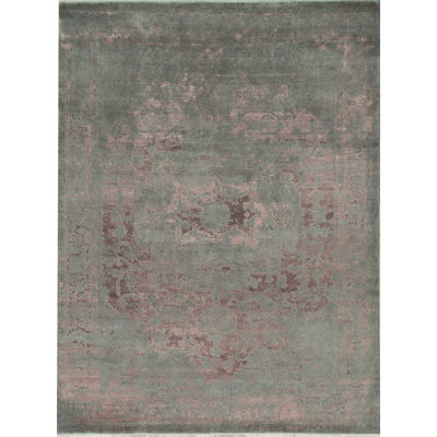 Neo Villa Hand-Knotted Pink Area Rug