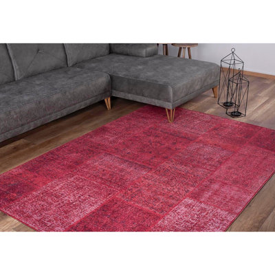 Elegant Hall Carpet (2.5 x 7.5 ft), 100% Polyester, 1.1 lbs/sq ft | 4 mm Pile Height, Recycled Poly Cotton Underside | Machine Washable, Eco-Friendly | Perfect for Entryways, Living Rooms & Hallways