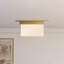 Mineral 11-in Brass Flush Mount-892515449-892515398