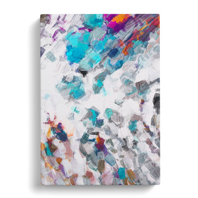 Future Code Abstract - Wrapped Canvas Print