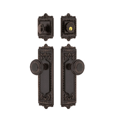 Nostalgic Warehouse Egg & Dart Entry Set with Deco Knob