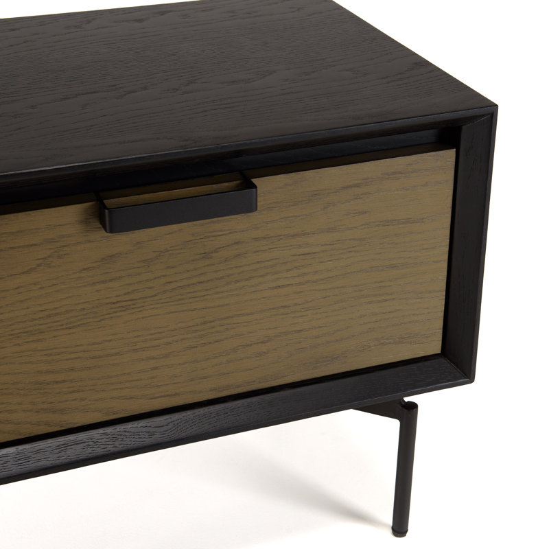Aviesel 55cm W Solid + Manufactured Wood Bedside Table