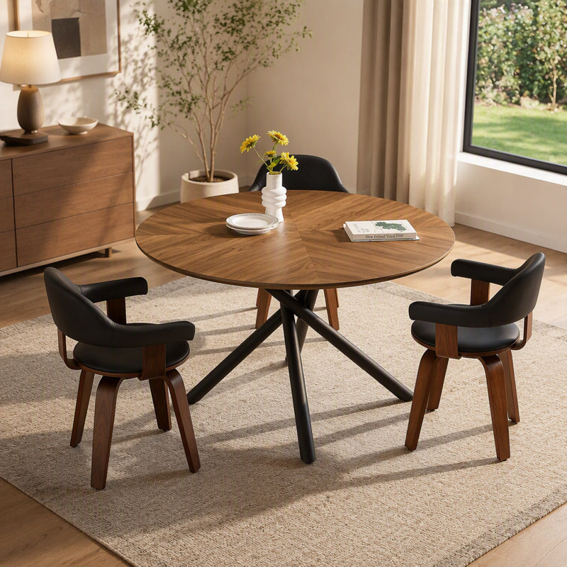 Table de salle à manger, Noyer