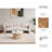 Preito Sofa, Ivory/Beige