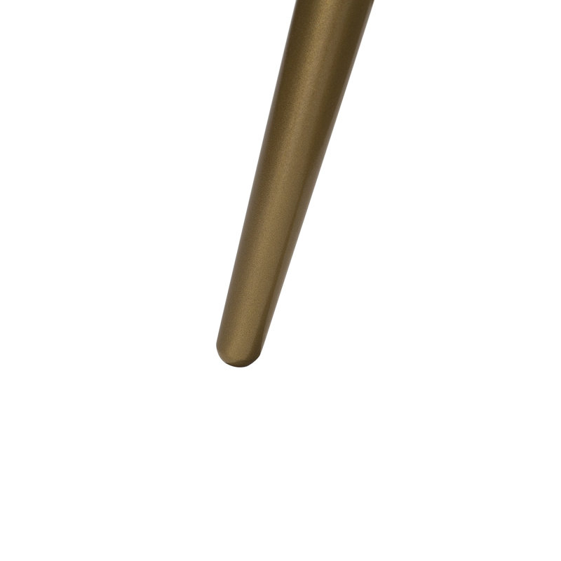 Nicolas End Table, Gold, Grey