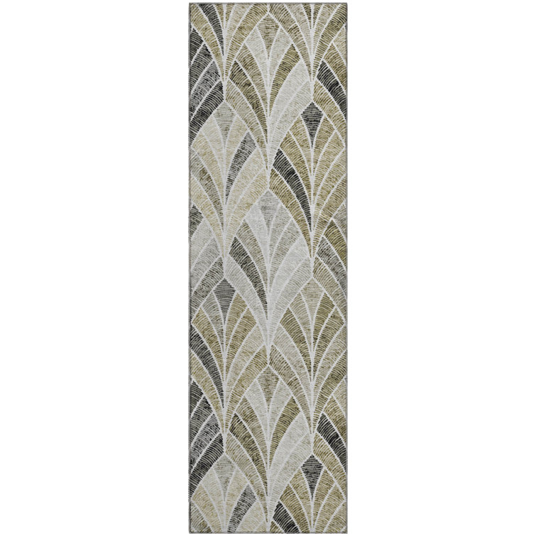 Premium Machine Washable Prisco Taupe Rug