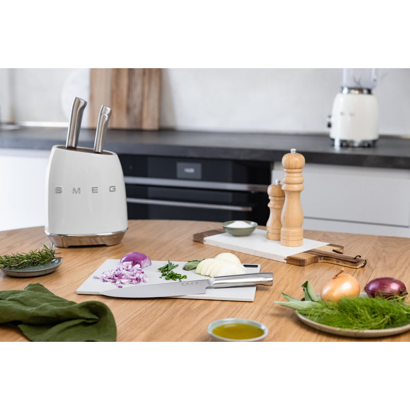 Ensemble de porte-couteaux Smeg, Blanc